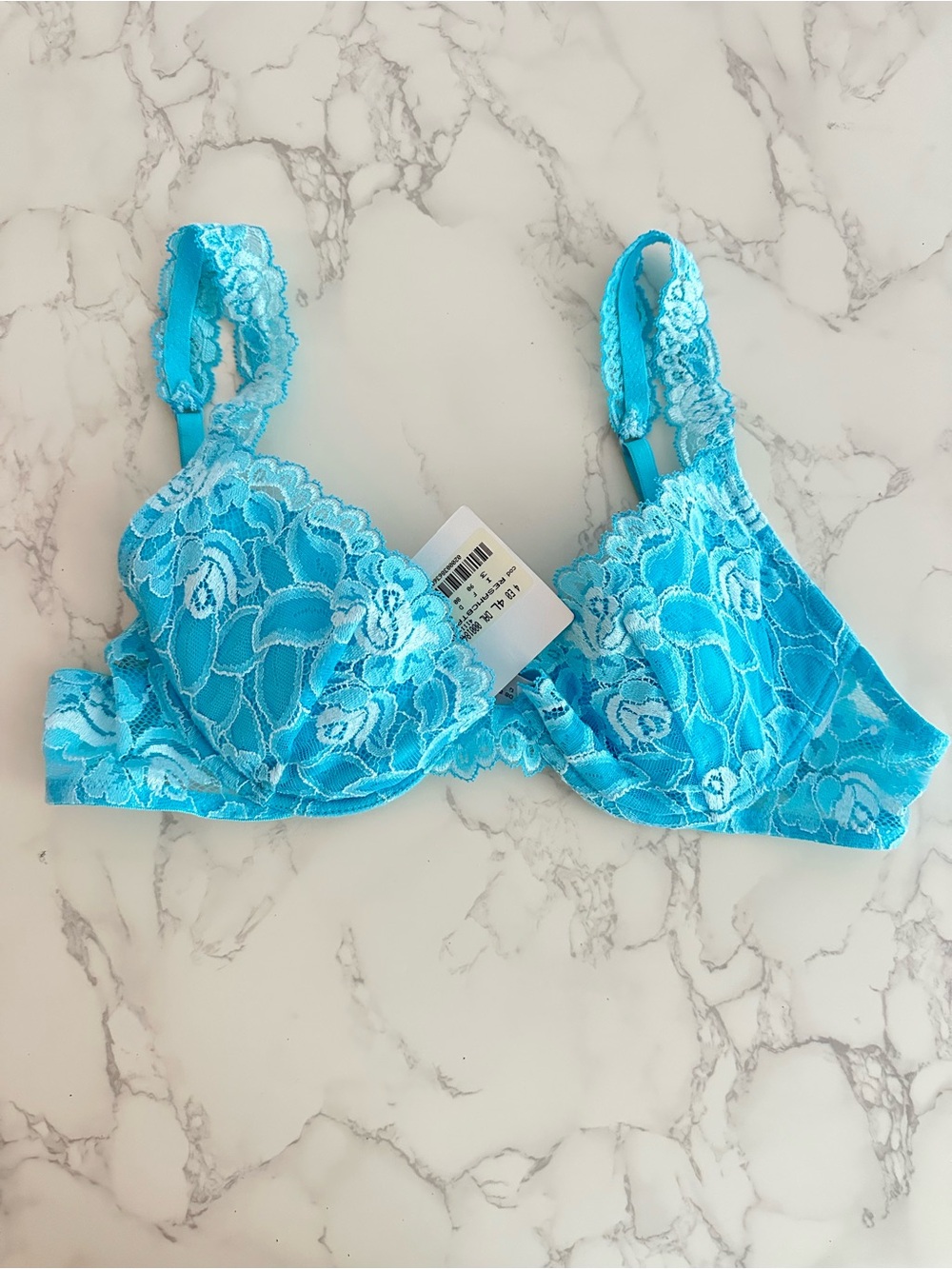 NWT๐ฉตLa Perla Lace Underwire Bra - Turquoise Blue